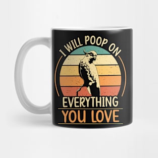 Cockatoo Bird Screaming Quote for a Cockatoo birder Mug